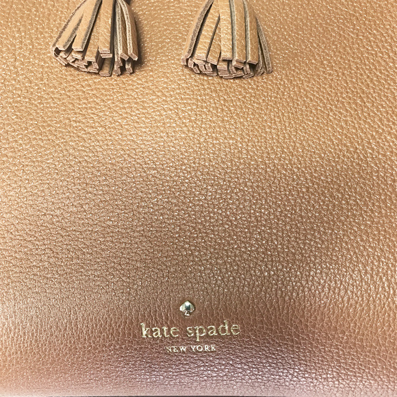 Kate Spade Hayes Street Sam Pebbled Leather Tote Bag - Picture 2 of 9